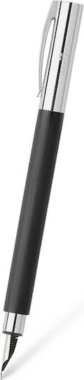 Faber-Castell Ambition Stilou Medium Negru cu Cerneală Neagră 148140M
