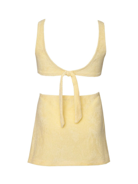 SugarFree Kids Dress Sleeveless Yellow