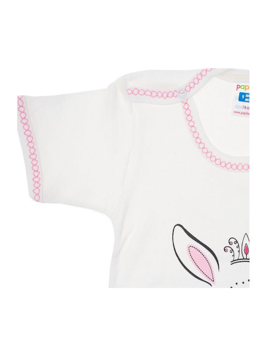 Papillon Kids Short-Sleeved Pink 2pcs