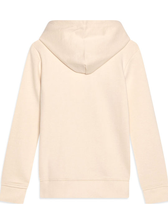 Kids Sweatshirt with Hood Beige