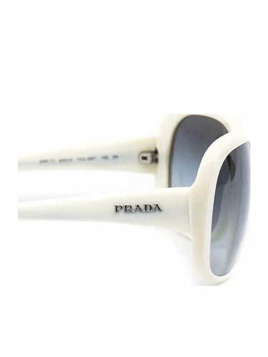 Prada Γυναικεία Γυαλιά Ηλίου με Λευκό Κοκκάλινο Σκελετό και Μαύρο Ντεγκραντέ Φακό SPR17I 7S33M1