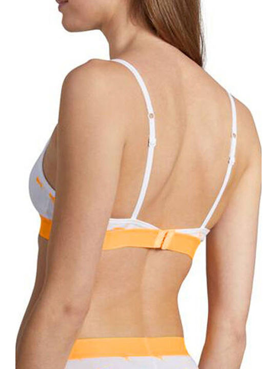 PUMA Cat Logo Bralette Σουτιέν Πορτοκαλί