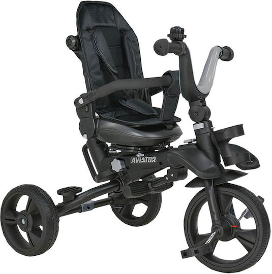 Bebe Stars 360° Aviator Foldable & Convertible 5 in 1 for 1-5 Years Old Black