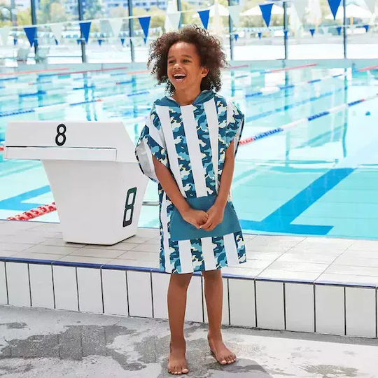 Dock & Bay Quickdry Детска плажна пончо Лилав 56 x 42см. с чанта за пренасяне