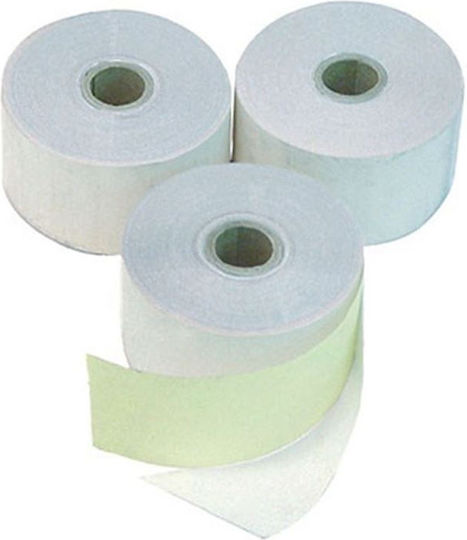 Ușă dublă Bandă de hârtie Registru de casă L57xΔ60mm cu Lungime 18m 55gr/m² 1buc