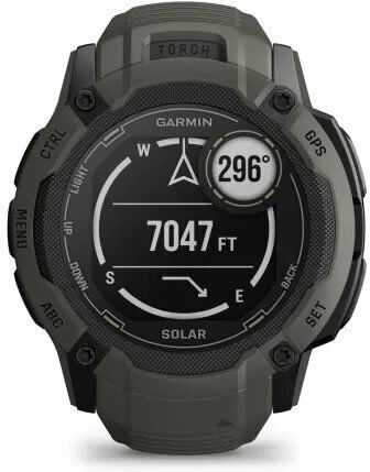 Garmin Instinct 2X Solar 50mm Waterproof Smartwatch with Heart Rate Monitor (Moss)