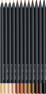Faber-Castell Black Edition Skin Colours Pencils Set 12pcs