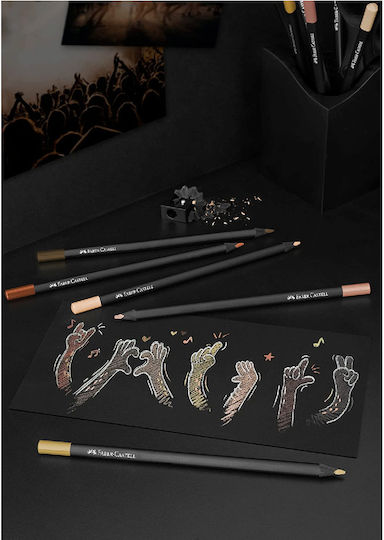 Faber-Castell Black Edition Skin Colours Colored Pencil Set Package of 1 packages