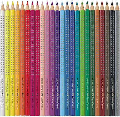 Faber-Castell Grip Farbstift-Set Aquarell in einer Box Wasserfarbeffekt in Metallic 24Stück