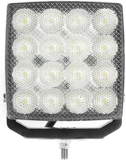 Squareς Headlights Car LED Nissan PickUp 10 - 30V 39W 11cm with White Lighting 1pcs