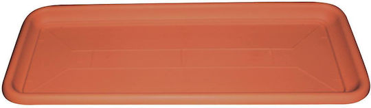 Cyclops 451 Πιάτο Ζαρντινιέρας Πλαστικό Καφέ 47x19εκ. 00320097