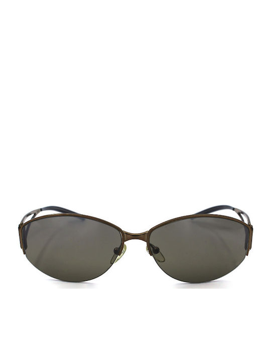 Fendi Damen Sonnenbrille mit Braun Metall Gestell und Braun Linse SL7642 R09