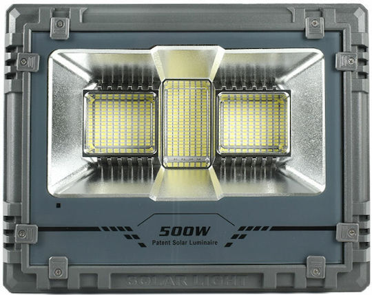 Waterproof Solar LED Floodlight 500W Cold White 7500K with Remote Control IP67