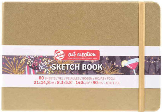 Royal Talens Μπλοκ Σχεδίου Sketchbook Light Gold 140gr 9x14cm 80 Φύλλα