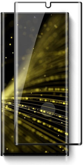 SHIELD 9Η 5D Керамичен Пълно лепило Закалено стъкло за цялото лице Черен (Galaxy S23 Ultra) TG568192