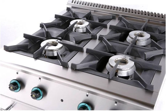Sergas FC4S7 LPG Cooktop Quadruple 28kW 80x75x34cm