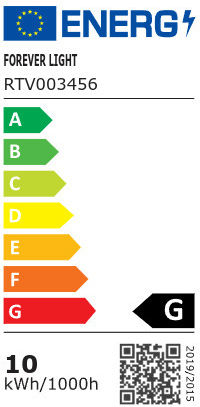 Forever Light Bec LED 10W pentru Soclu E27 și Formă A60 Alb natural 806lm