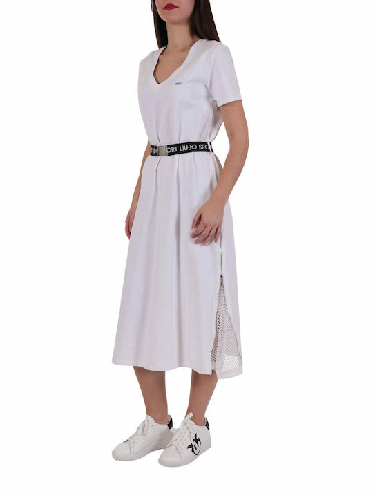 Liu Jo Summer Midi Dress White