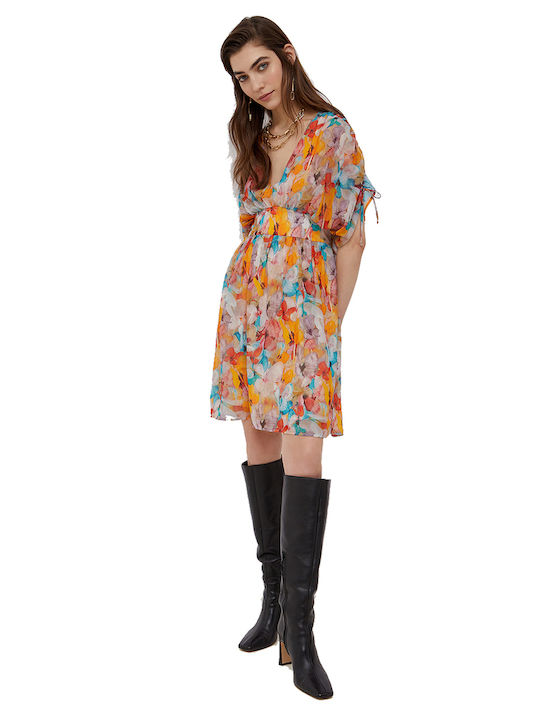 Summer Mini Floral Dress CA2360T8885 S9810