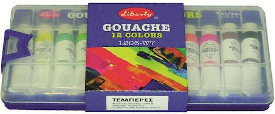 Liberty Gouache Темперни бои Лилав в Туба 7мл 12бр
