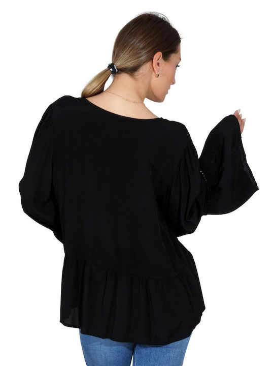 G Secret Tunic Long Sleeve Black