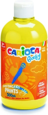 Carioca Baby Δακτυλομπογιά Κίτρινη 500ml