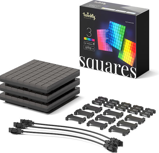 Twinkly Smart Διακοσμητικό Φωτιστικό LED RGB 3τμχ 16εκ.