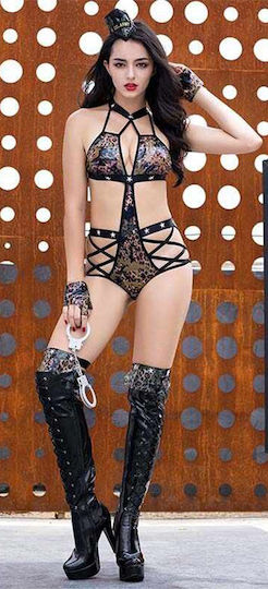 Kinksters Sexy Kostüm Grün