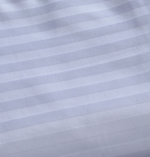 Cokitex Hotel Duvet Cover Cotton Sateen Striped 240TC 245x265cm
