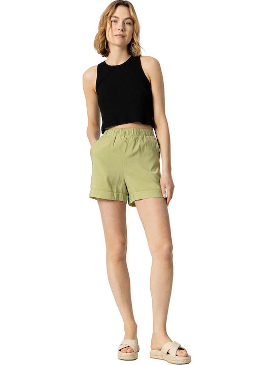 Tiffosi Women's High-waisted Shorts Green