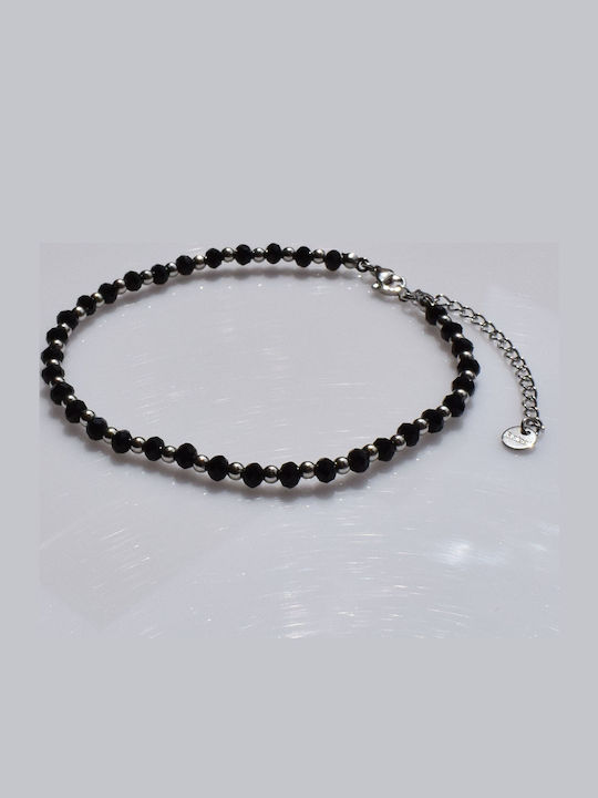 Bizoutaki Anklet Brass Black 22cm