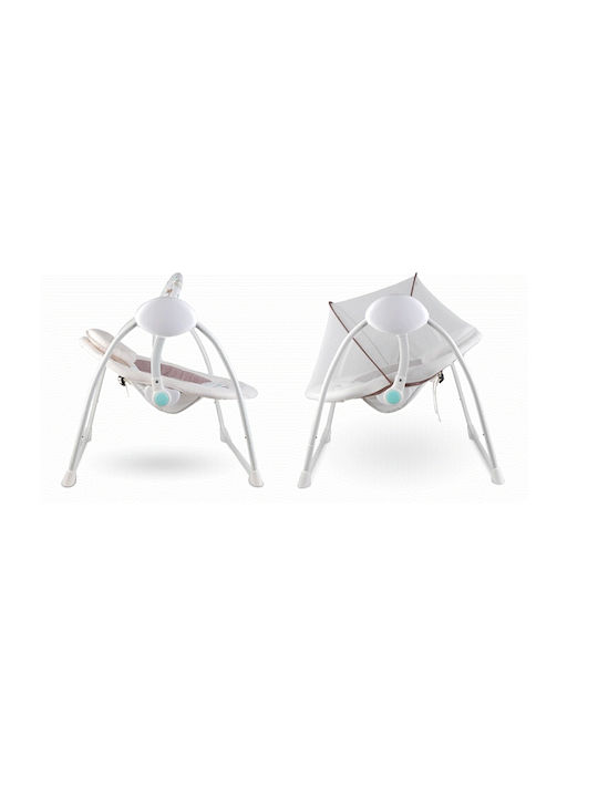 Lionelo Electric Baby Relax Swing Ruben with Music Beige for Child up to 12kg