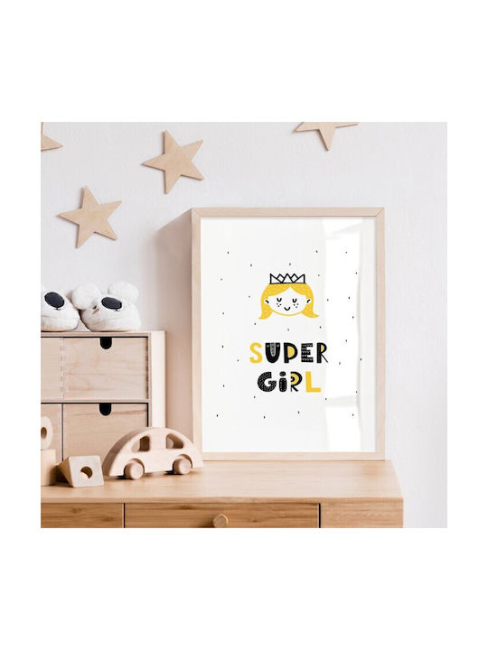 Walls Παιδικό Κάδρο Super Girl