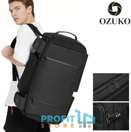 Ozuko Sack Voyage Back 60lt Black Fabric L60xW30xH29cm