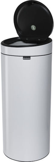 Brabantia Touch Bin New Κάδος Απορριμμάτων Μεταλλικός Λευκός 30lt Brabantia Touch Bin New Κάδος Απορριμμάτων Μεταλλικός Λευκός 30lt