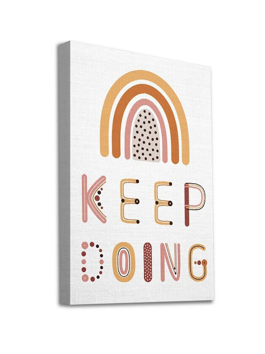 Walls Kids Wall Art Keep Doing on Canvas 20x30cm