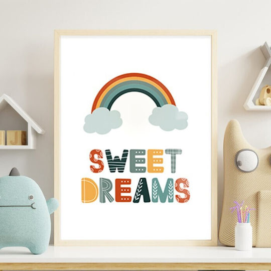 Walls Kids Wall Art Framed Sweet Dreams