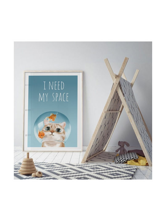 Walls Детско Рамка I Need My Space с Черна Рамка от Дърво 15x20см