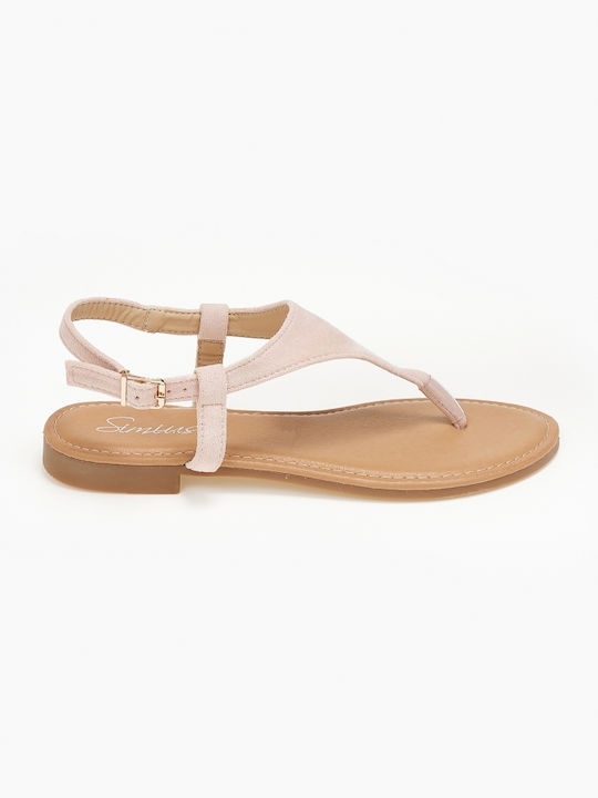 Issue Fashion Women's Flat Sandals in Pink Color