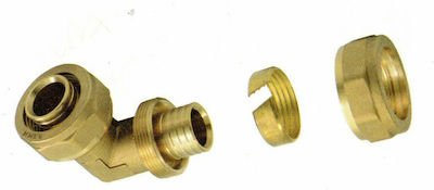 Pipe Elbow Fitting Brass 18mm 64053