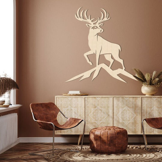 Walls 3D Silhouette Deer 50x50cm