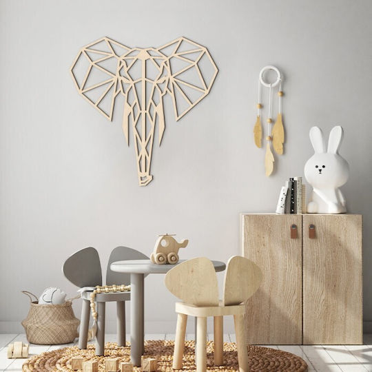 Walls 3D Silhouette Elephant 50x50cm