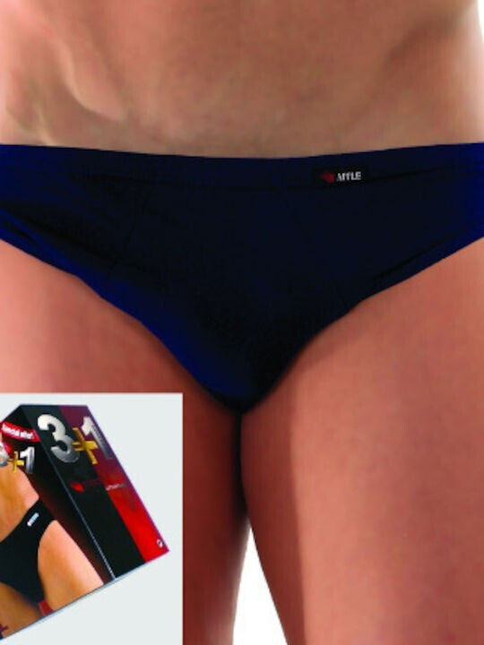Men's Slips Navy Blue 4Pack