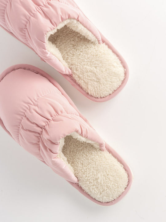 Louizidis Women's Slippers with Fur Pink