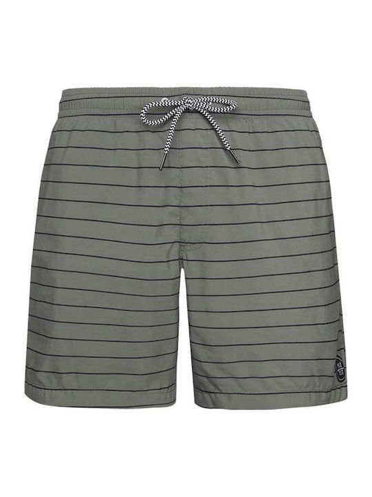 Men's Swimwear Shorts Gray Striped