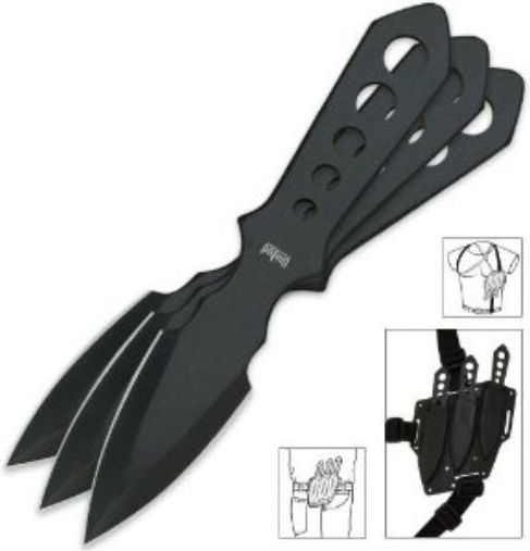 United Cutlery Lightning Bolt Messer Schwarz in Hülle