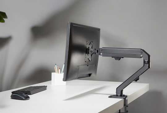 Brateck Стойка Монитор до 27" с Рамо Черна (LDT45-C012)