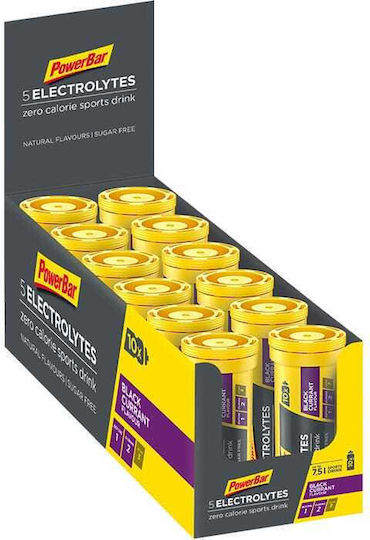 PowerBar 5 Electrolytes Blackcurrant 10x12 effervescent tablets