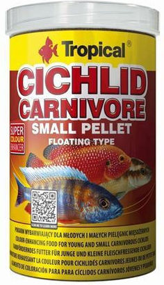 Tropical Carnivore Cichlid Food 1000ml