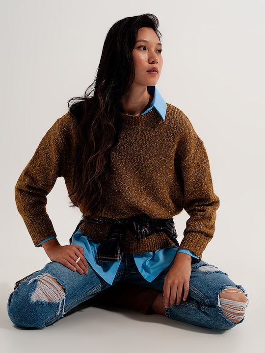 Women's Long Sleeve Sweater Yellow